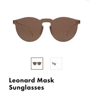 Illesteva bronze mirrored sunglasses
